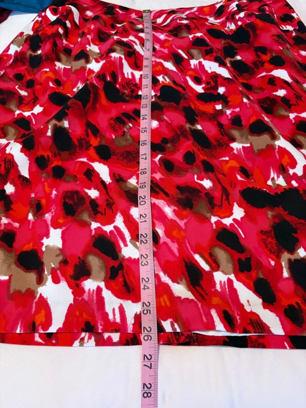 Cato Colorful Knee Length Skirt - Picture 6 of 6